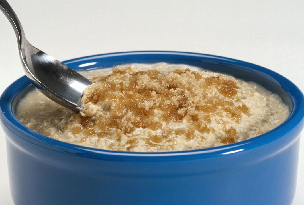 Porridge cures gastritis