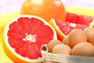 eggs and grapefruit to lose weight